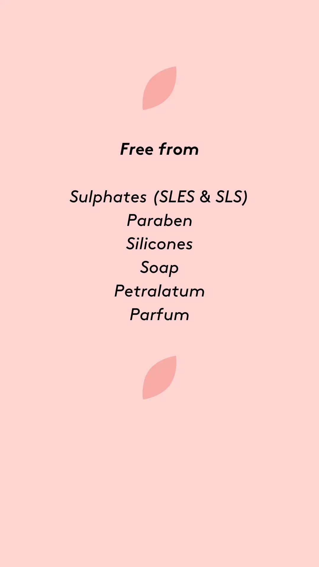 Alchebist katı şampuanlar sülfat (SLES, SLS), paraben, silikon, sabun, petrolatum ve yapay parfüm içermez