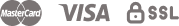 MasterCard, Visa, SSL güvenli ödeme